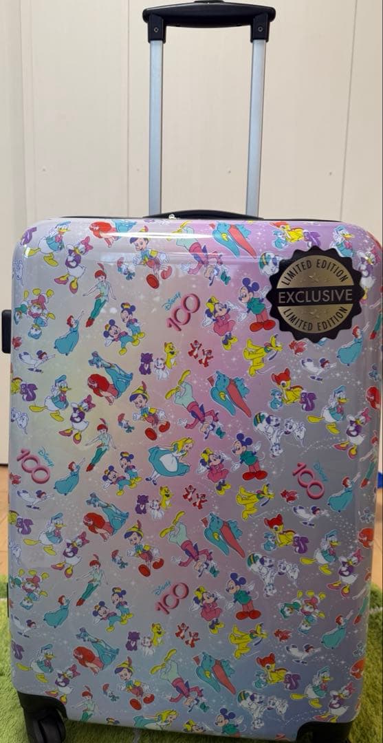 キャリーケース　ディズニー　100周年　【ロサンゼルス購入】　美品