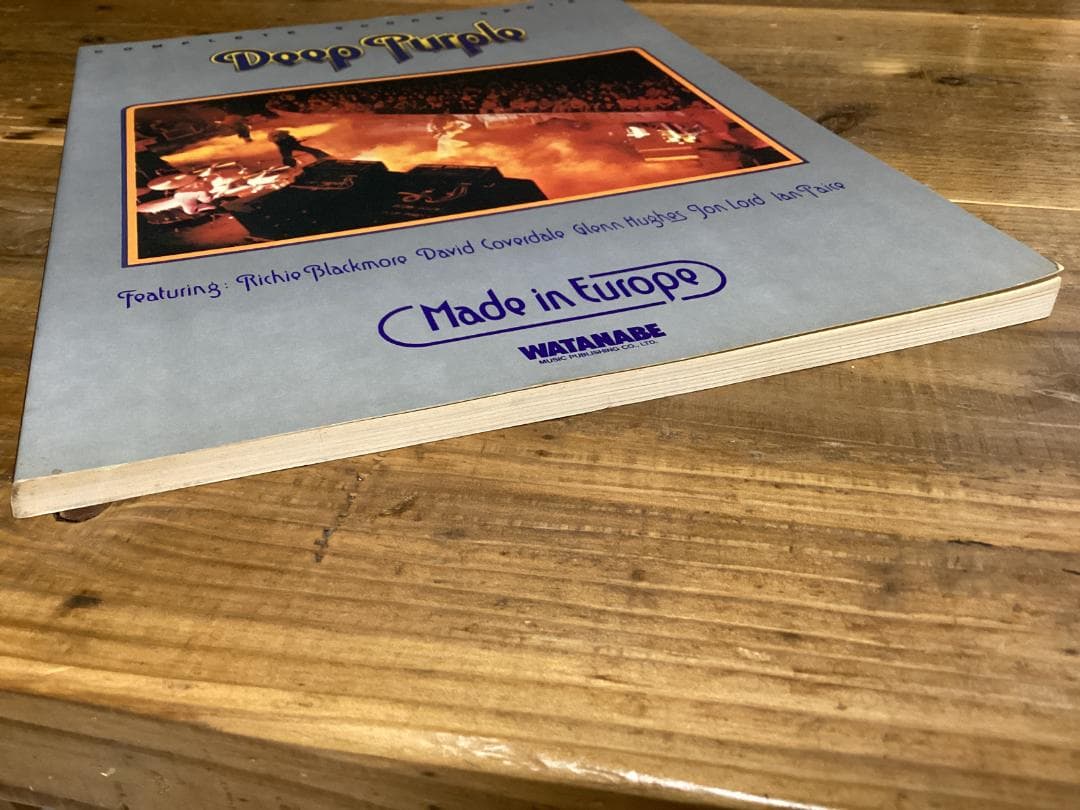 ★楽譜/ディープパープル/メイドインヨーロッパ/タブ譜/バンドスコア