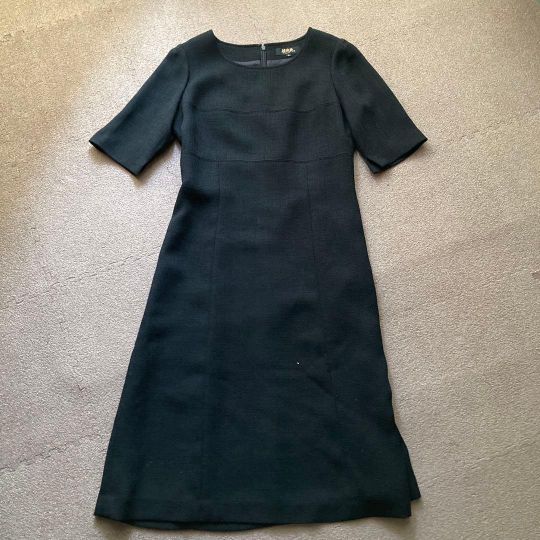 桂由美　ブラックフォーマルセットアップ