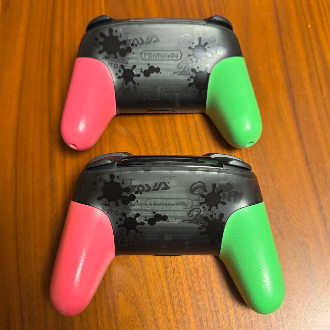 NintendoSwitch プロコントローラー スプラ2エディション2台セット