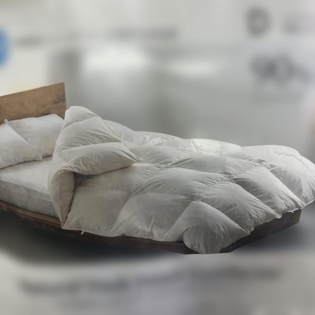 ダックダウン掛け布団 ダブル 190x210cm 日本製
