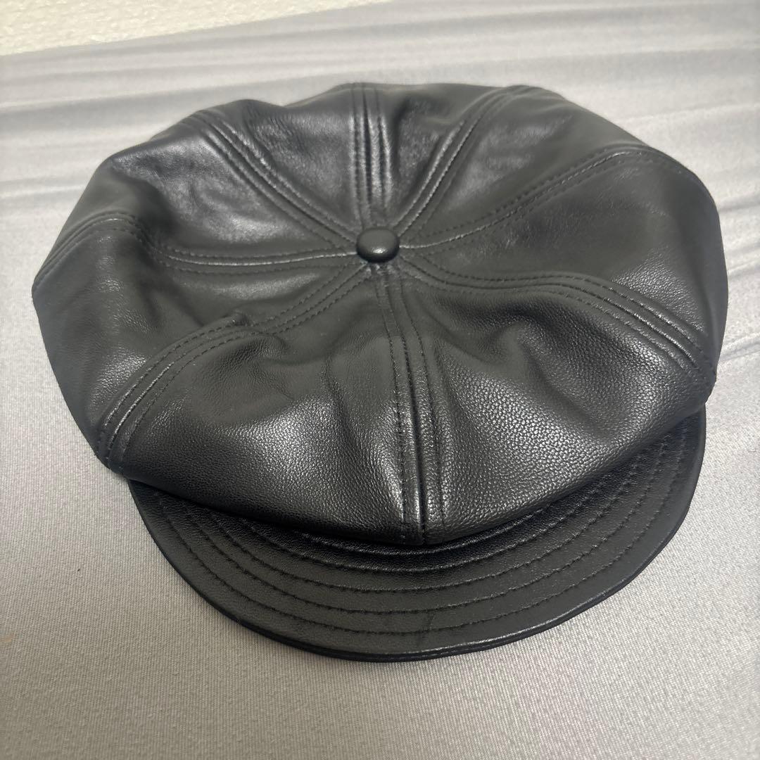 Schott レザーキャスケット