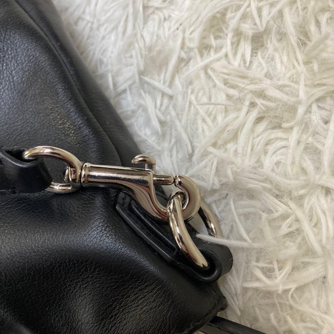 未使用級 coach コーチ 2way 黒 ブラック トートバッグ キャンベル