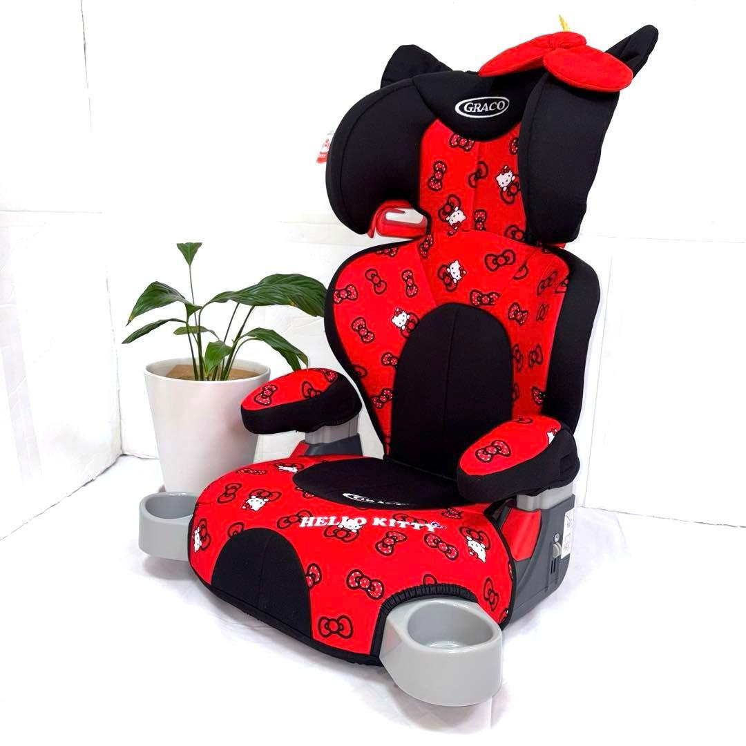 m♡ 　GRACO ジュニアプラスデラックス ハローキティ ジュニアシート