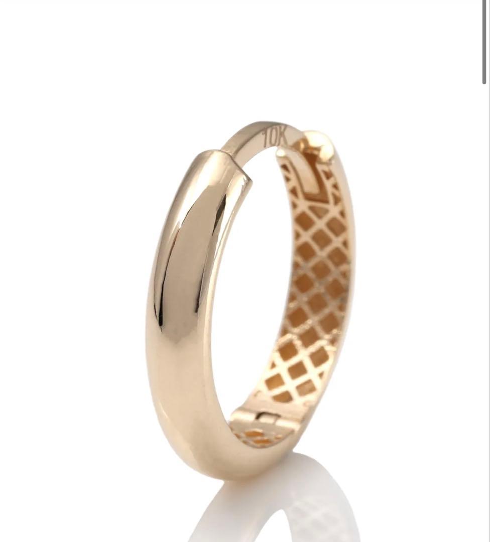 【本日だけ特別価格】AVALANCHE イエローゴールド片耳ピアス 10K