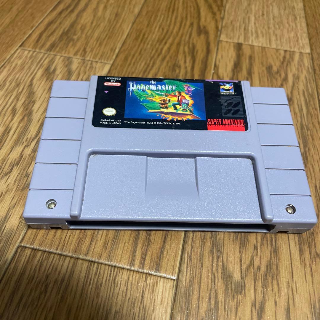 SNES The Page Master 海外 スーパーファミコン