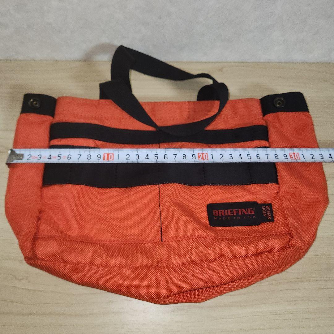 限定品　BRIEFINGxBEAMS GOLF カートバッグ オレンジ