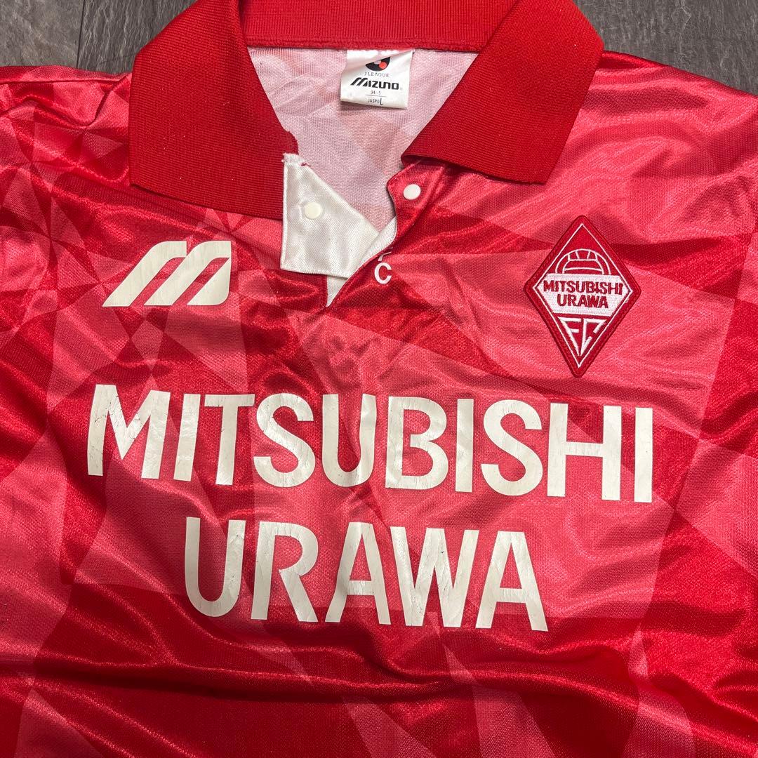 0130-7【激レア】 三菱 浦和レッズ　初期　ユニフォーム　Lサイズ ホーム