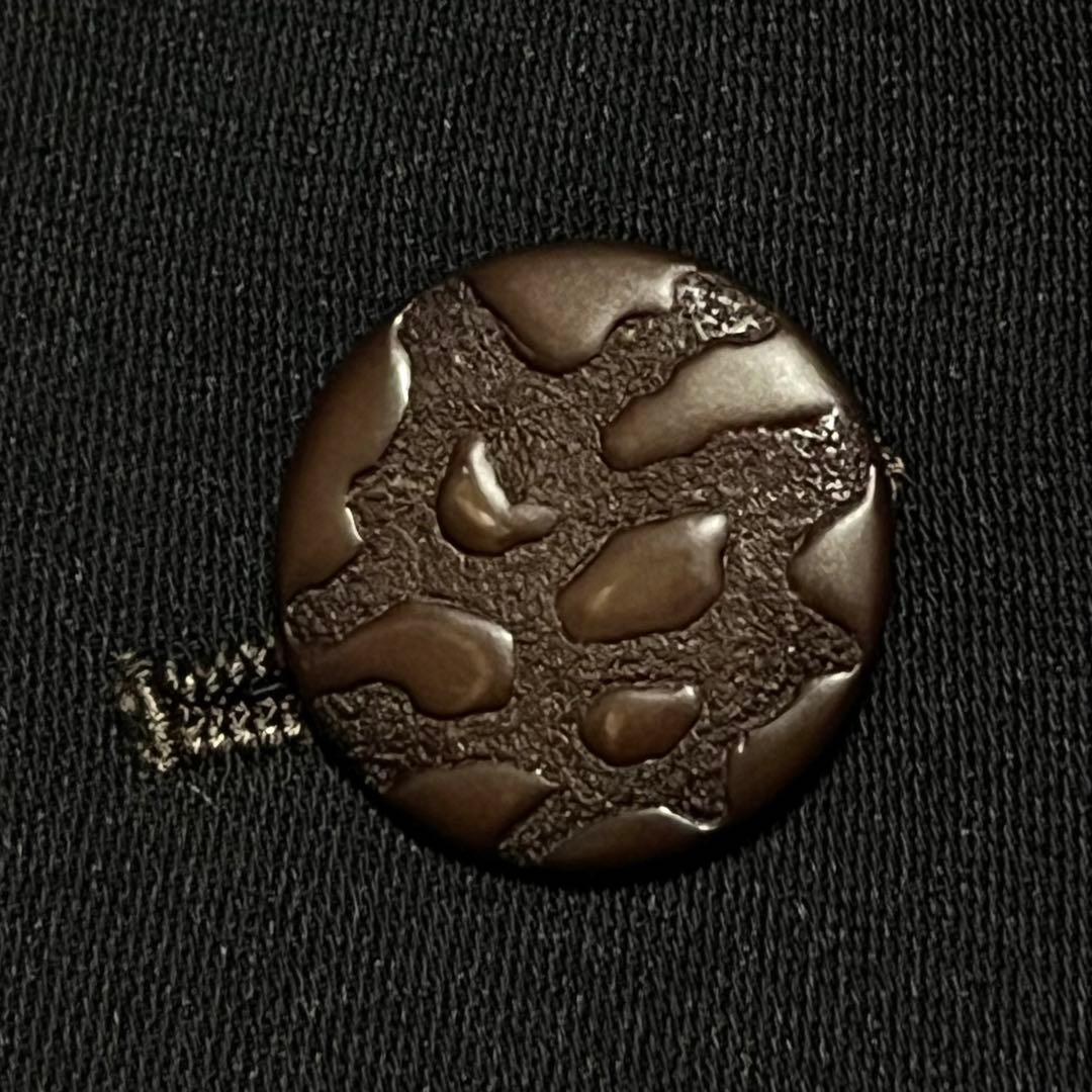 【美品】【大きいサイズ】【13】伊太利屋 ヒョウ柄 ジャケット レディース