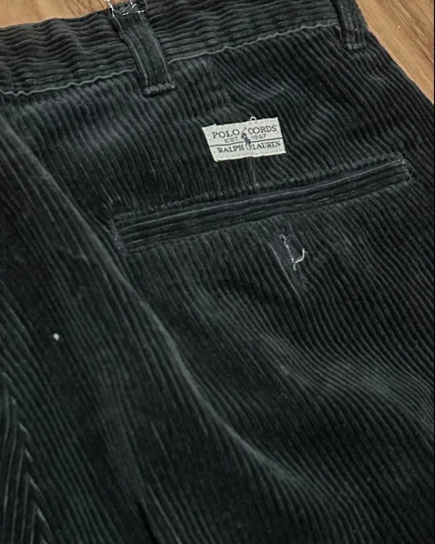 90s Polo Ralph Lauren POLO CORDS 黒