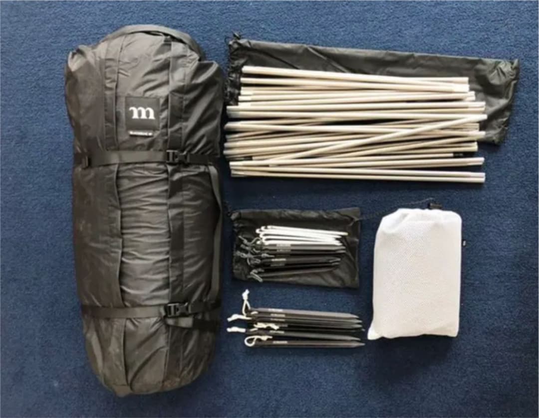 希少muraco BLACK BEAK 4P ムラコブラックビークグランドシート