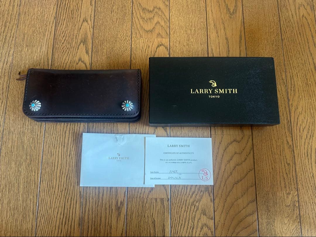 ラリースミス LARRY SMITH 財布 箱 証明書付き