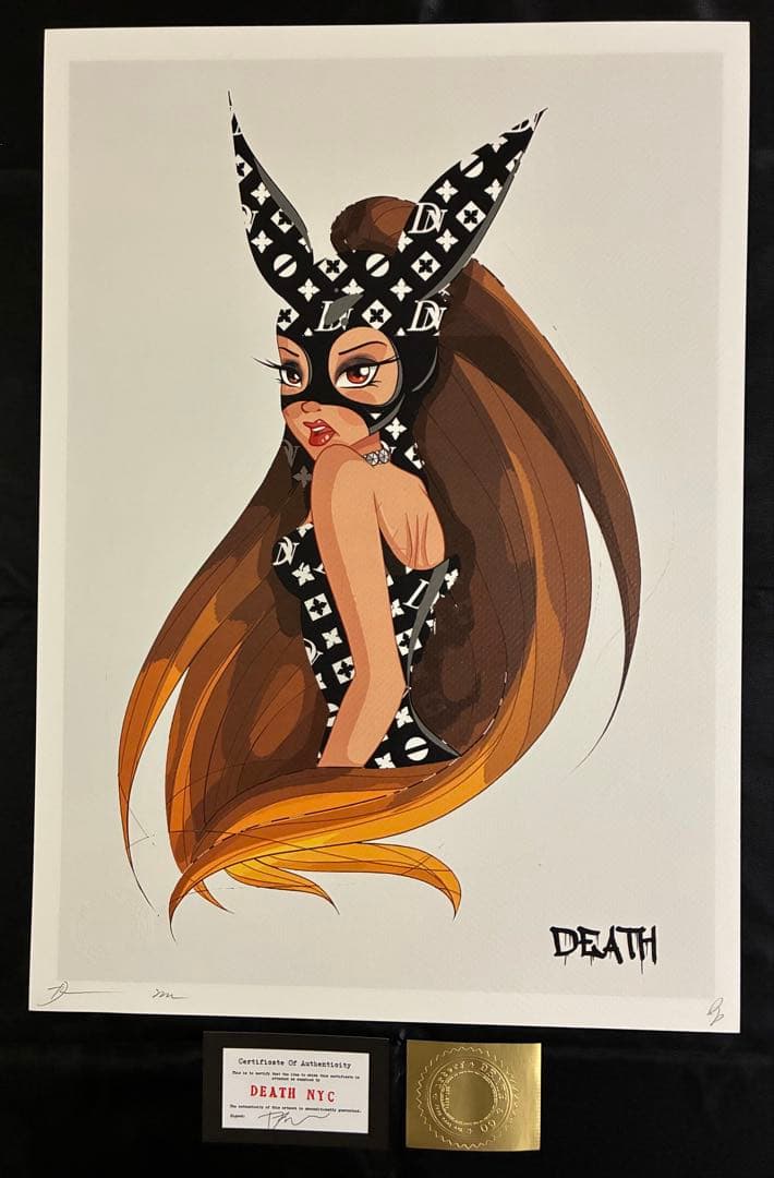 ✴︎世界限定100枚✴︎ DEATH NYC 現代アート ポスター AGD01