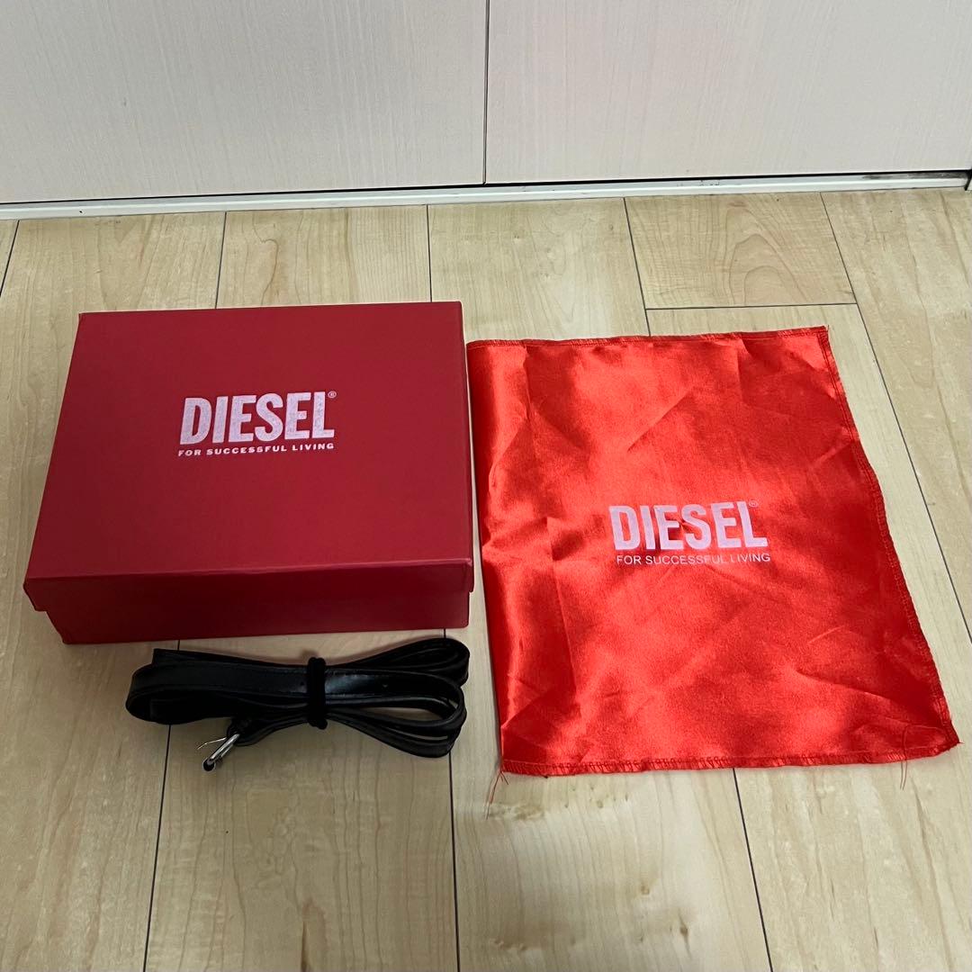 【ゆめ】DIESEL 1DRバッグ フリンジ付き ストーン