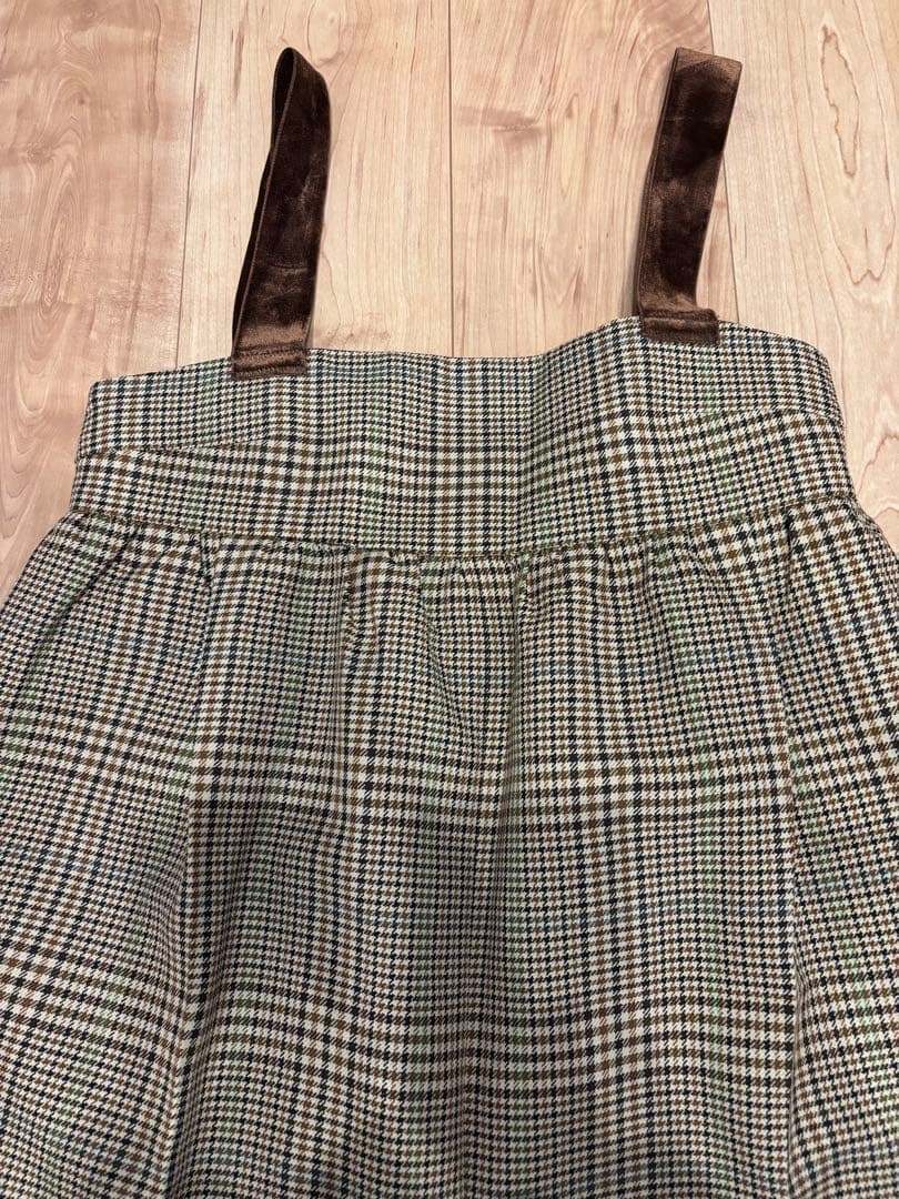 TODAYFUL チェックワイドコンビネゾン　36 Ｂ級品