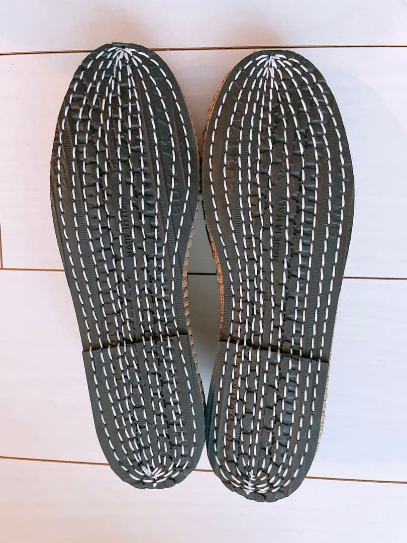 シューシャ ホワイトレオパード柄 メリージェーン 38 Sciuscia