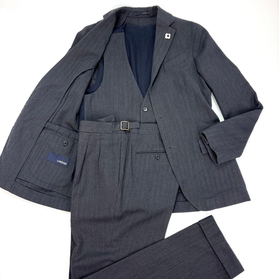 LARDINI 3ピース セットアップ スーツ ブートニール 46 近年