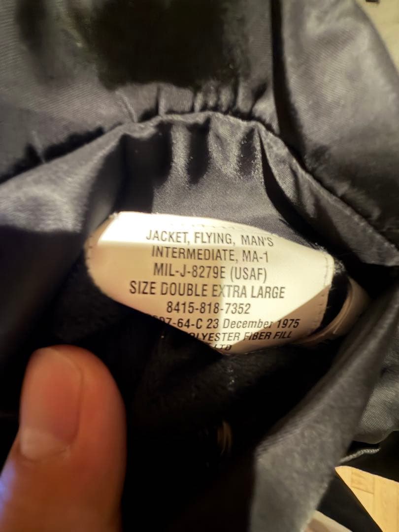 ジャケット・アウター AVIREX MA-1 XL