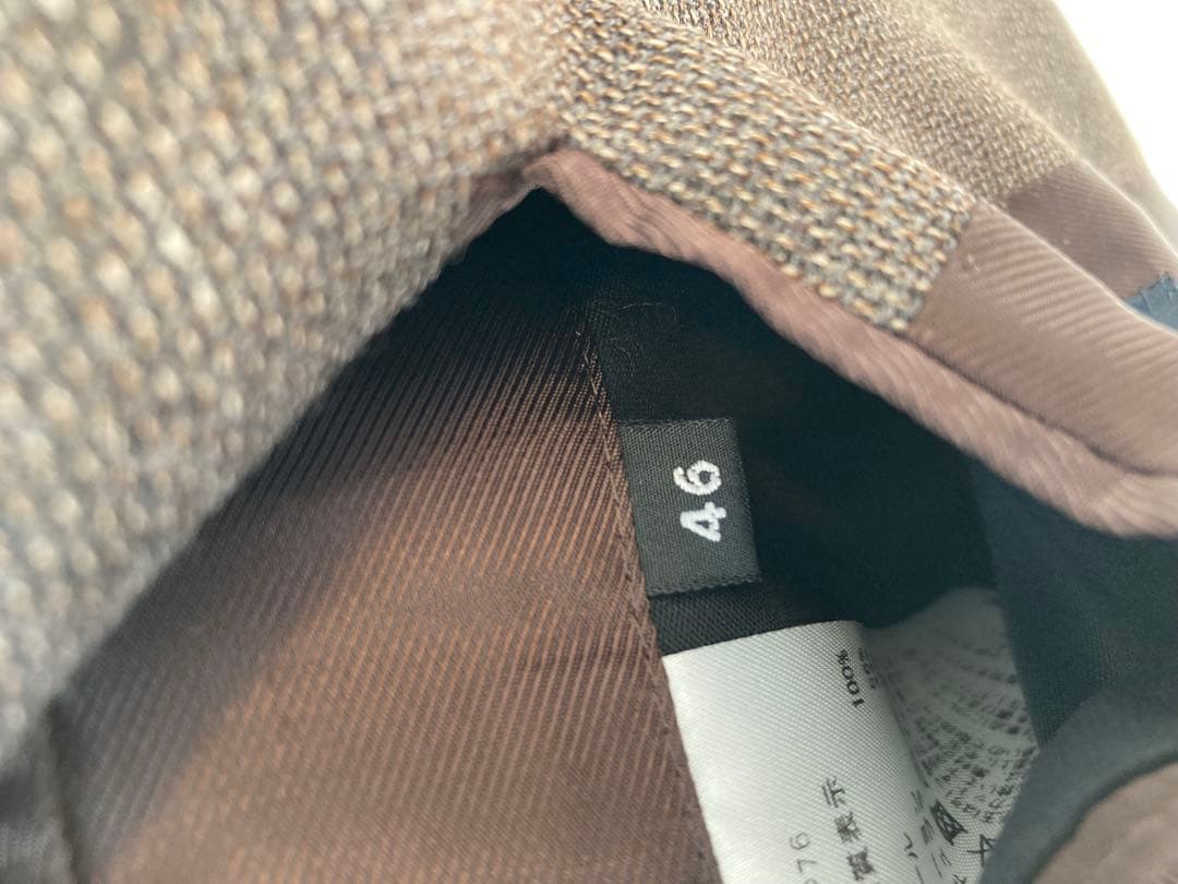 鎌倉シャツ　ブラウン テーラードジャケット