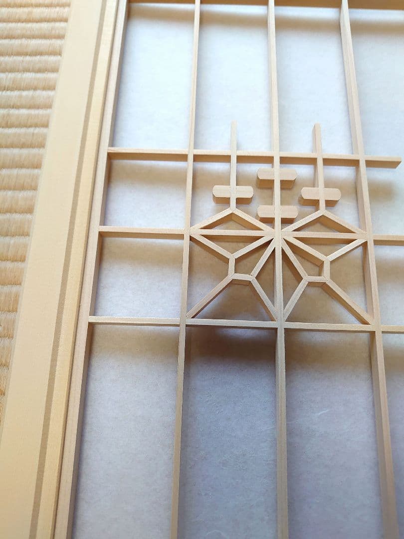 ⑧組子細工　建具　障子　インテリア　壁掛け