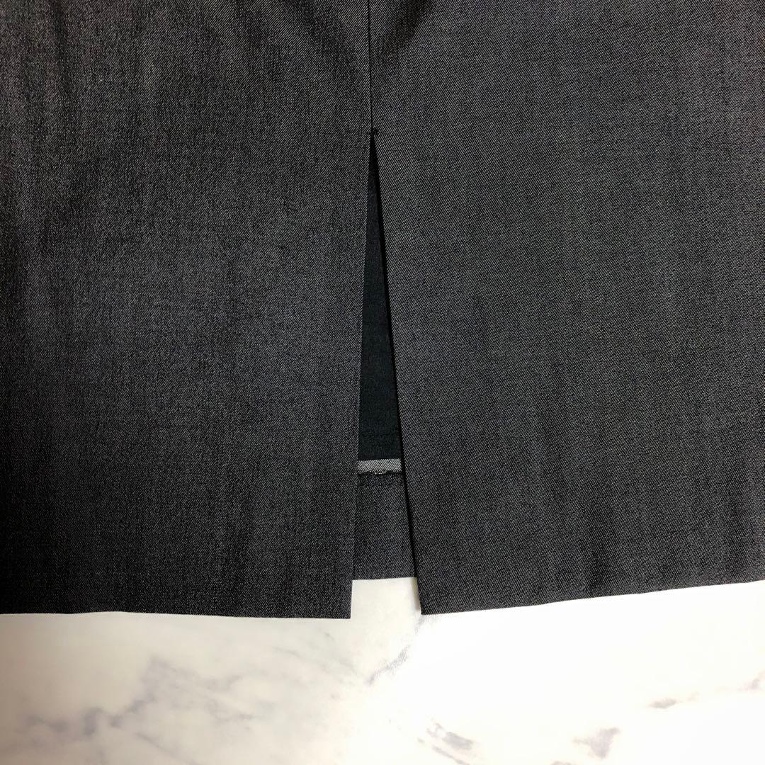 美品⭐️iCBオンワード樫山　ダークグレー スーツ　三点セット通勤、人卒園、面接