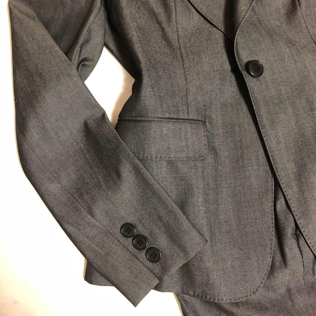 美品⭐️iCBオンワード樫山　ダークグレー スーツ　三点セット通勤、人卒園、面接