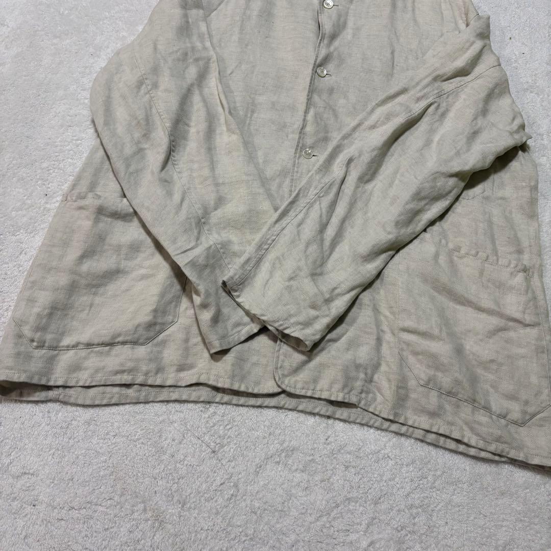 【美品】COMOLI☆シャツジャケット☆46☆アイボリー