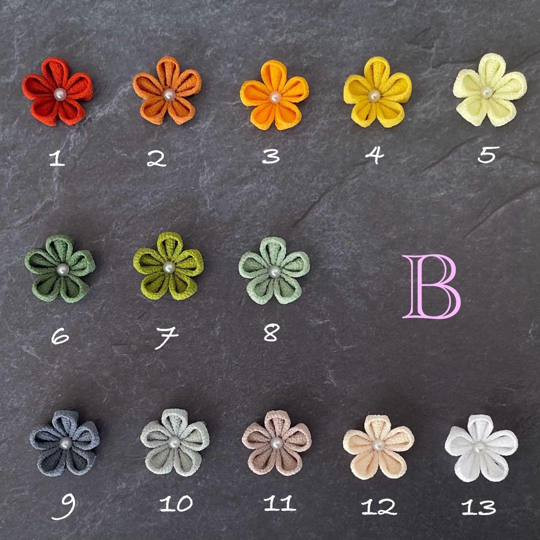 つまみ細工　髪飾り　✴︎結花✴︎モスグリーン成人式卒業式七五三　No.443