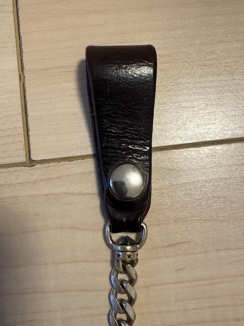 インセプション INCEPTION ウォレットチェーン レザー ブラウン　US