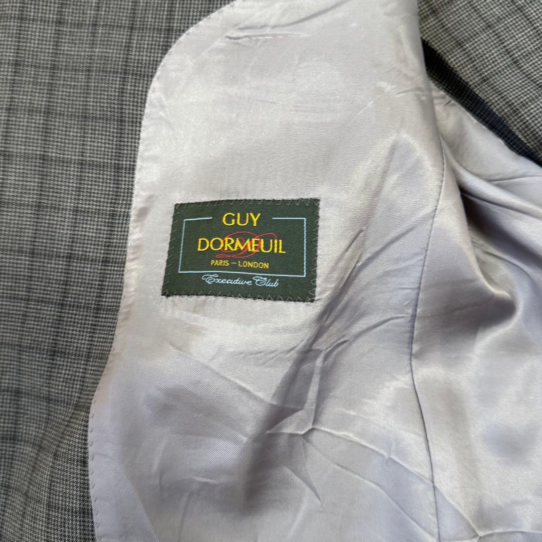 SAVILE ROW × DORMEUIL チェック柄スーツ　上下　グレー