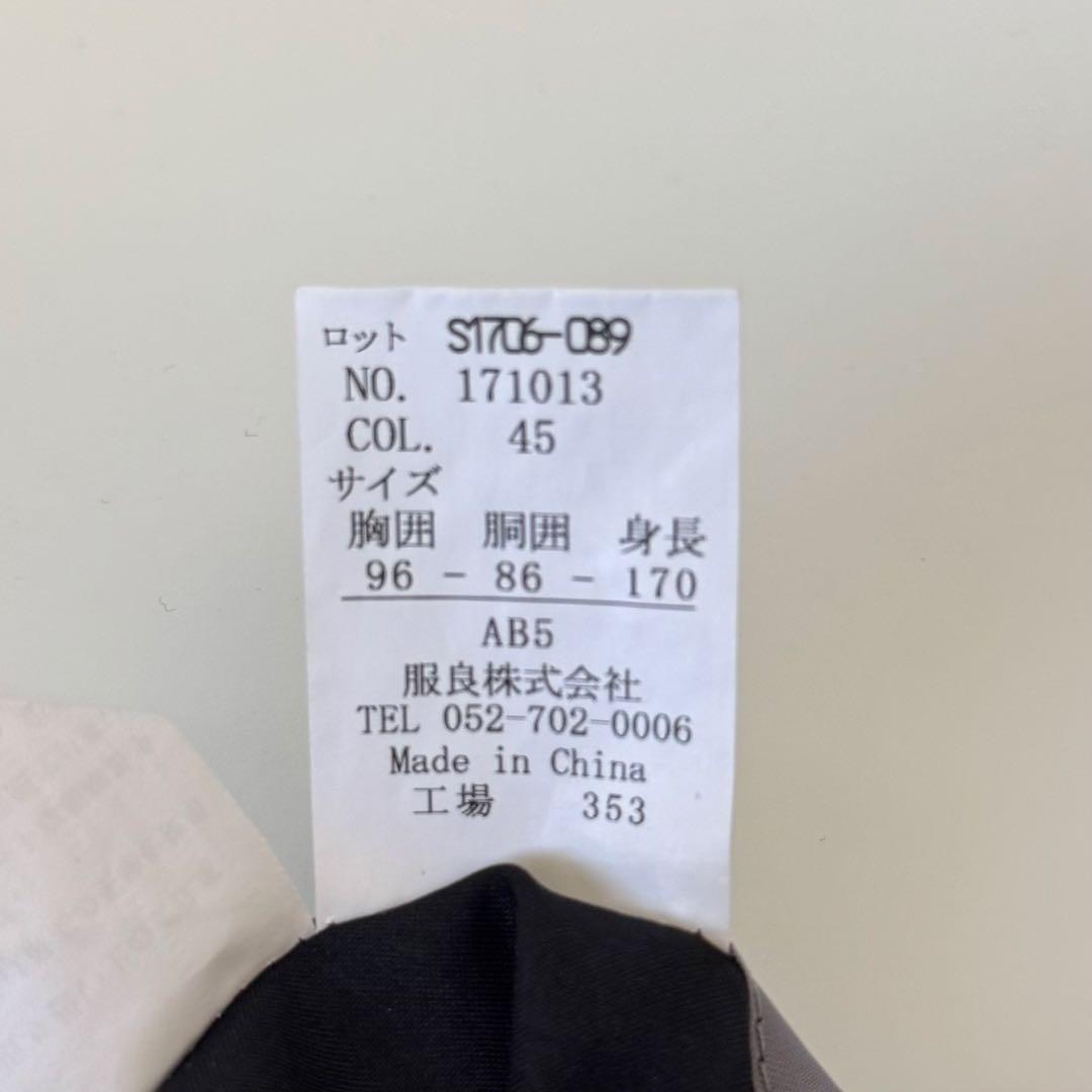 SAVILE ROW × DORMEUIL チェック柄スーツ　上下　グレー