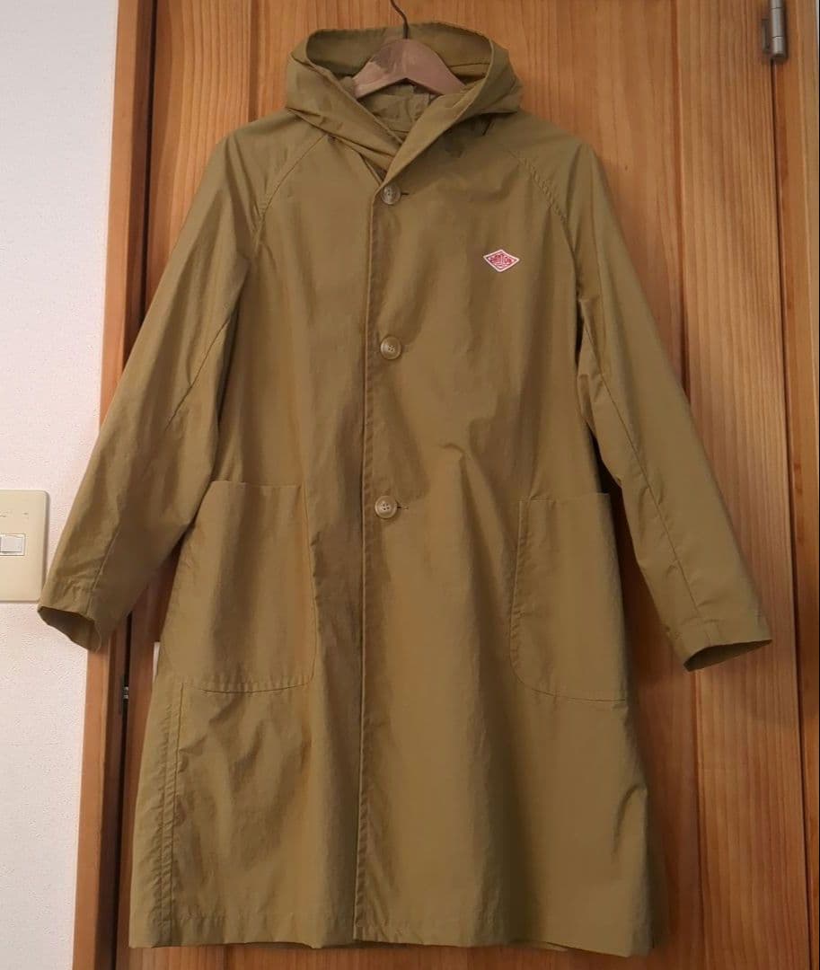 DANTON ナイロンタフタ フーデッドジャケット コート 36