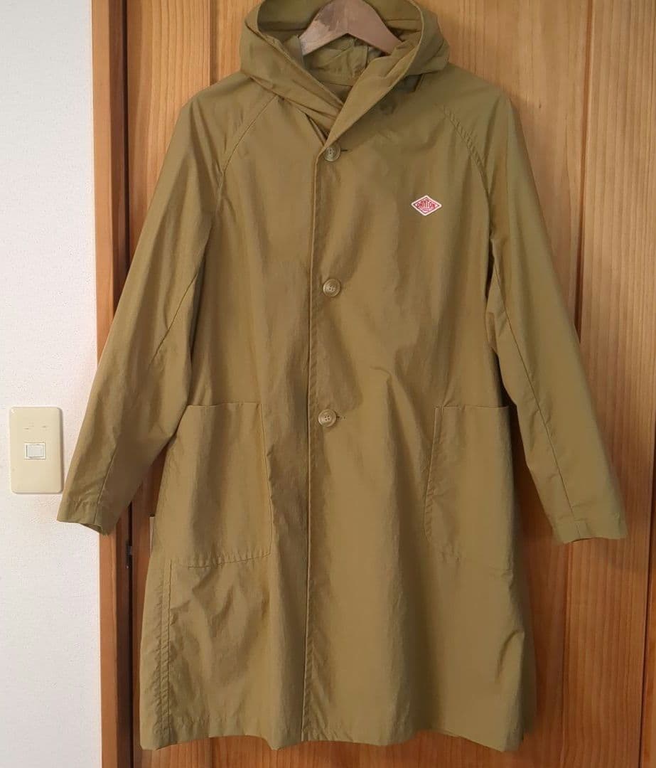 DANTON ナイロンタフタ フーデッドジャケット コート 36