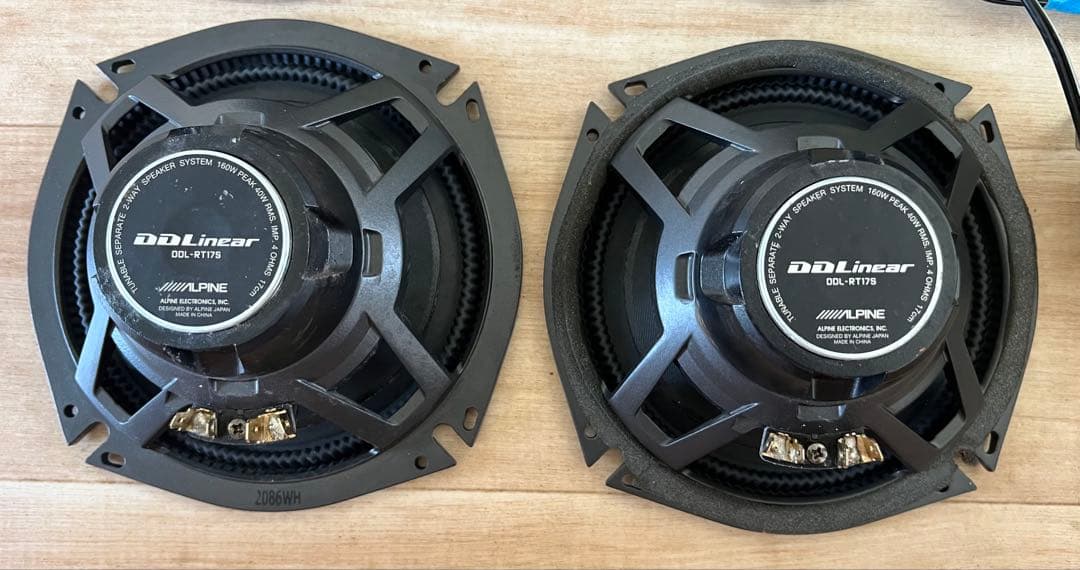 ALPINE DDL-RT17S STE-G170C スピーカー 4個セット