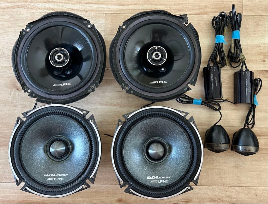 ALPINE DDL-RT17S STE-G170C スピーカー 4個セット