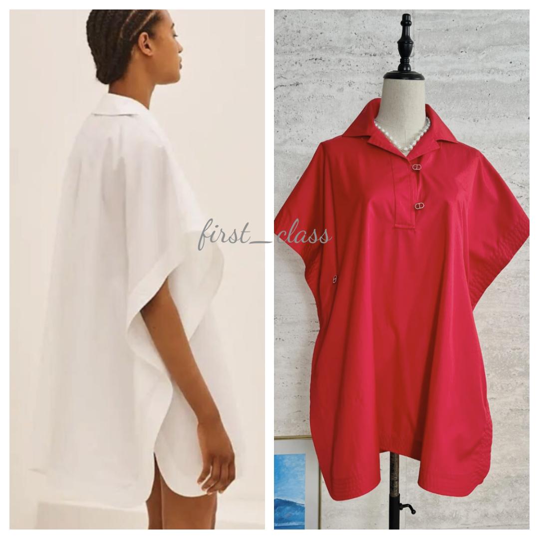 極美品★HERMES★シェーヌダンクル★ポンチョ★サマーチュニック