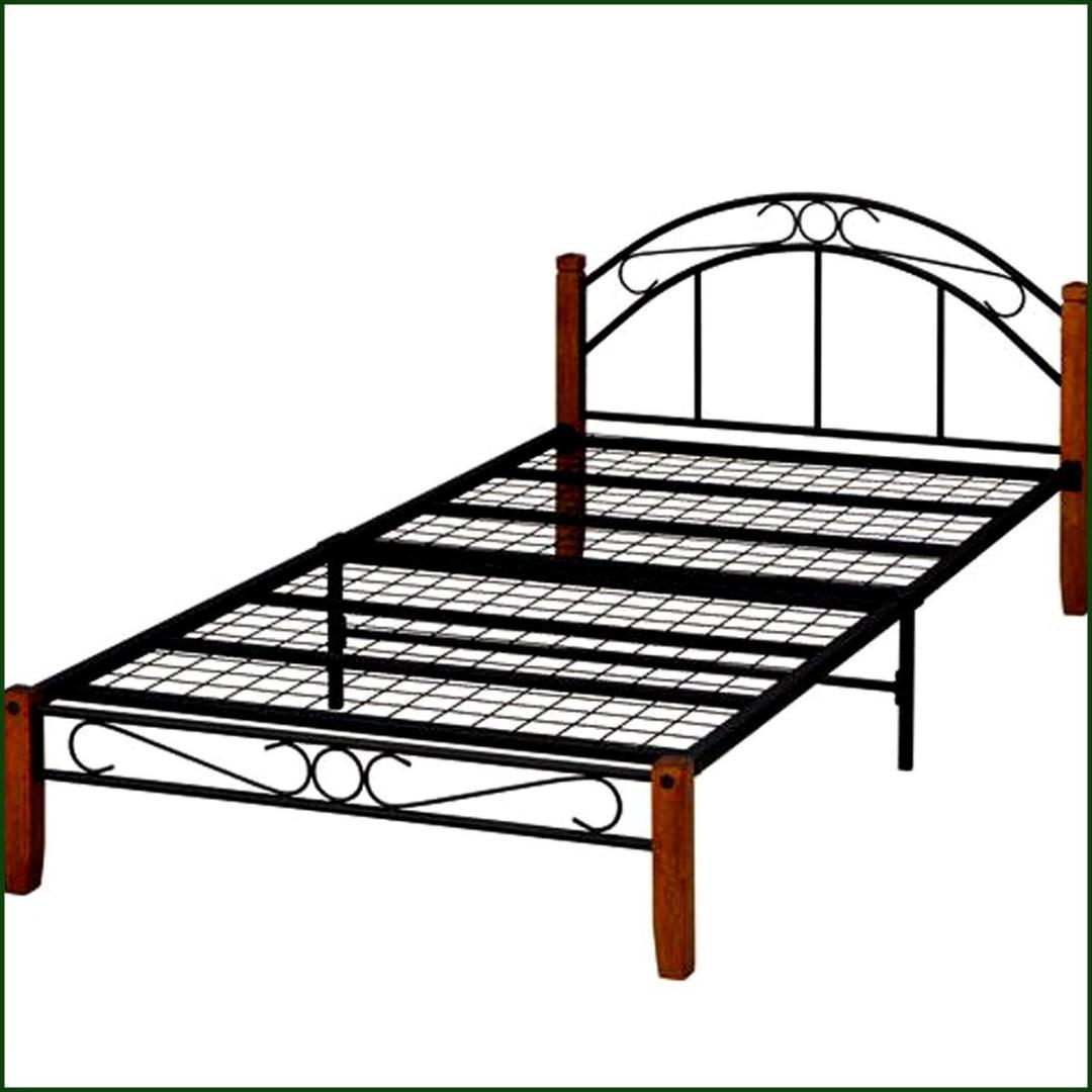 【中古】ニトリ　アイアンフレーム　シングルベッド