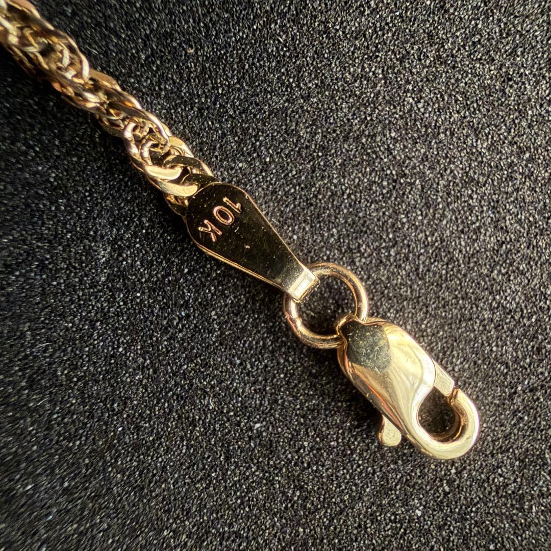 【ほぼ未使用】アバランチ　10Kゴールドアンクレット