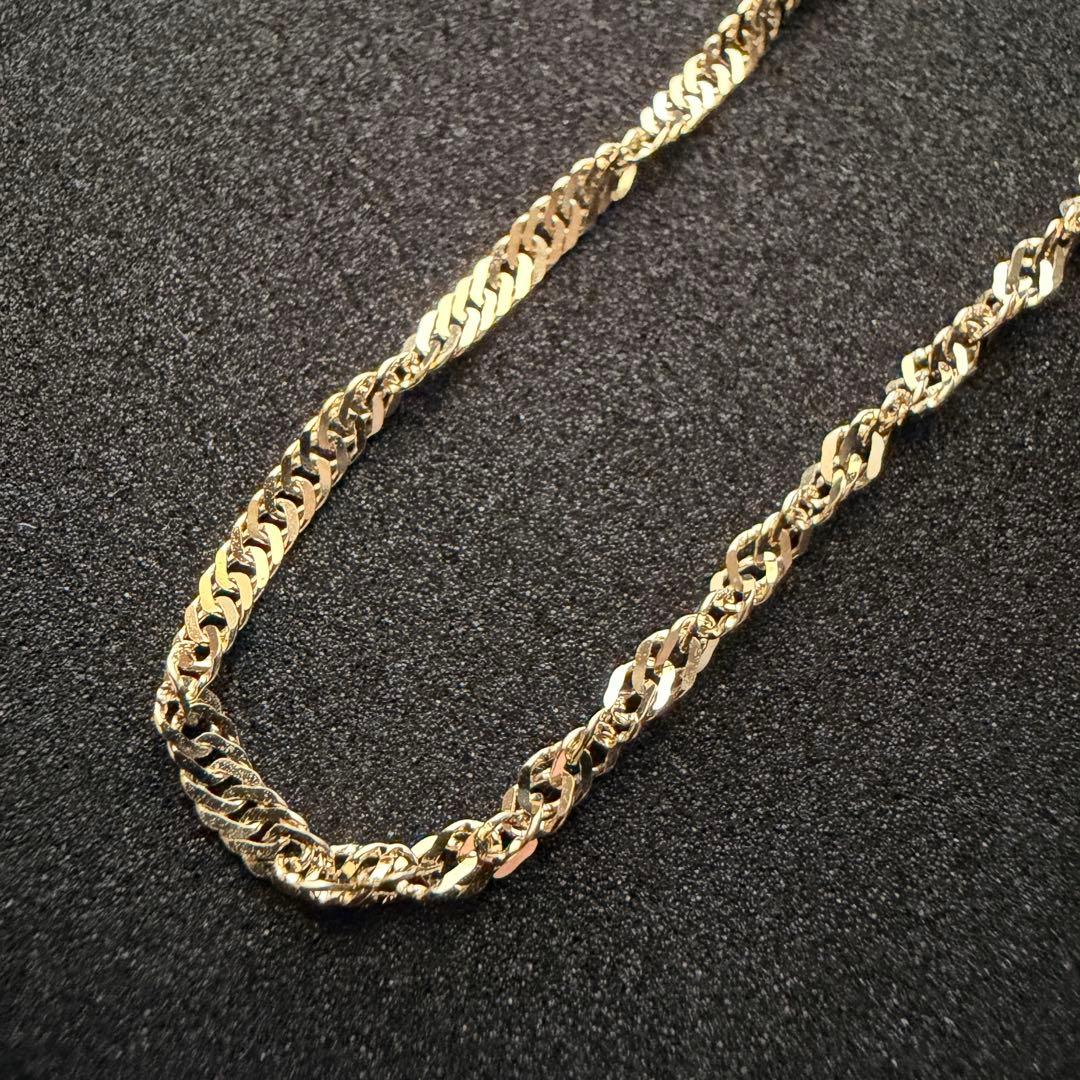 【ほぼ未使用】アバランチ　10Kゴールドアンクレット