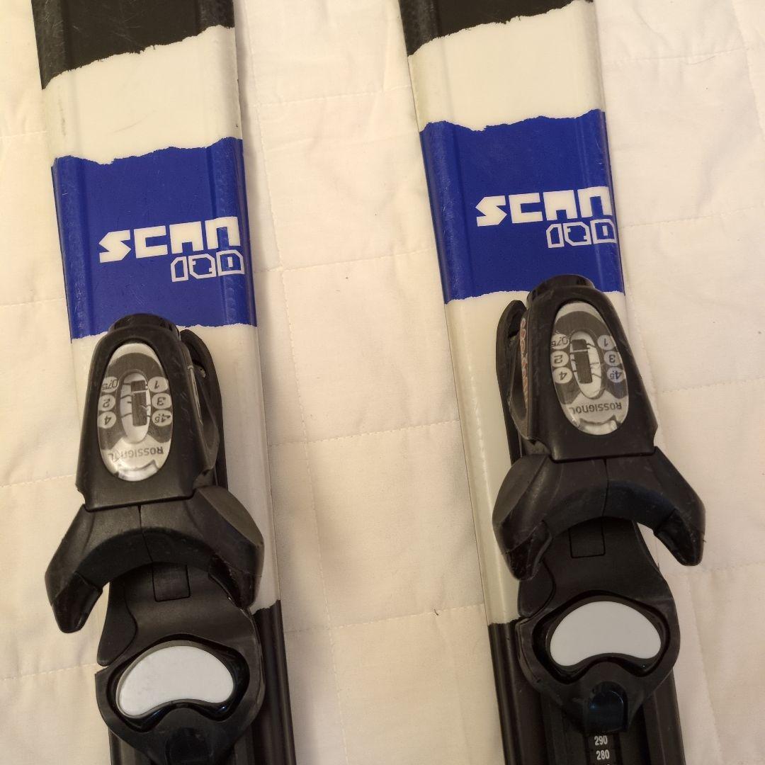 ROSSIGNOL SCAN 120 スキー板とLEKIストック95センチセット