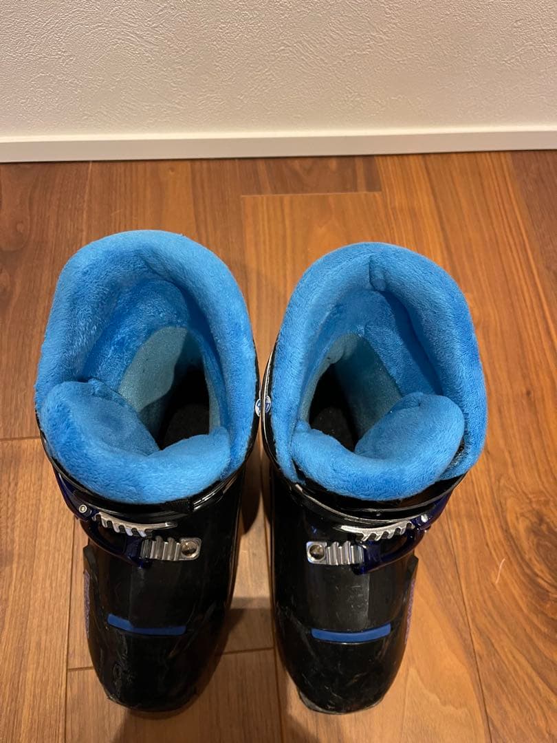 KAZAMA 子供用スキー板117㎝ ブーツ ストック セット ジュニア ブルー