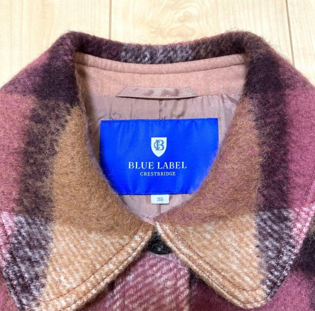 ブルーレーベルクレストブリッジ チェックコート