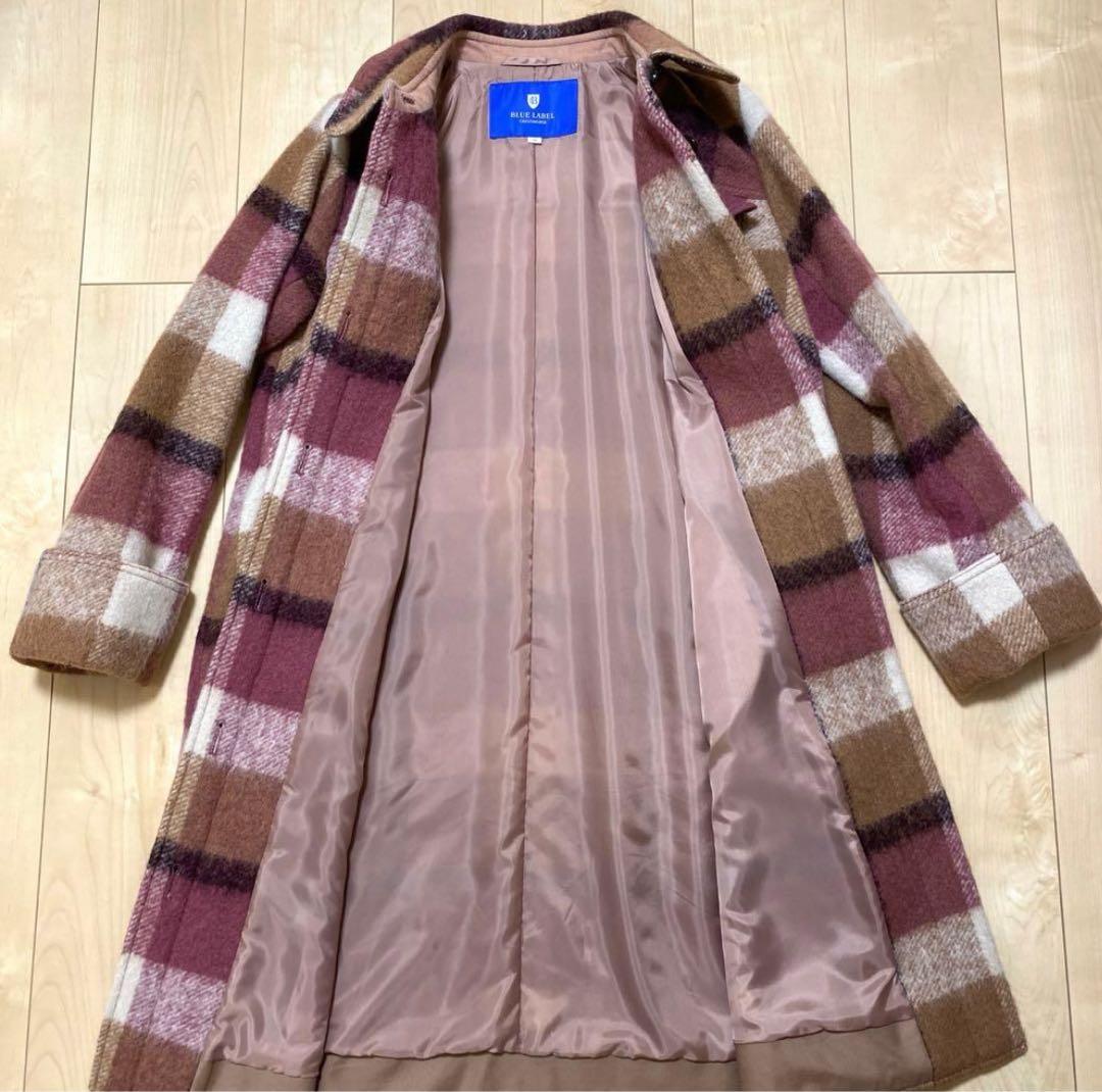 ブルーレーベルクレストブリッジ チェックコート