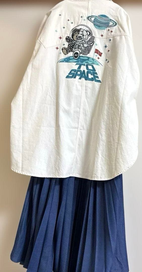 アズノウアズオオラカ サイズ3 宇宙ベアロイドデニムSH シャツ 羽織