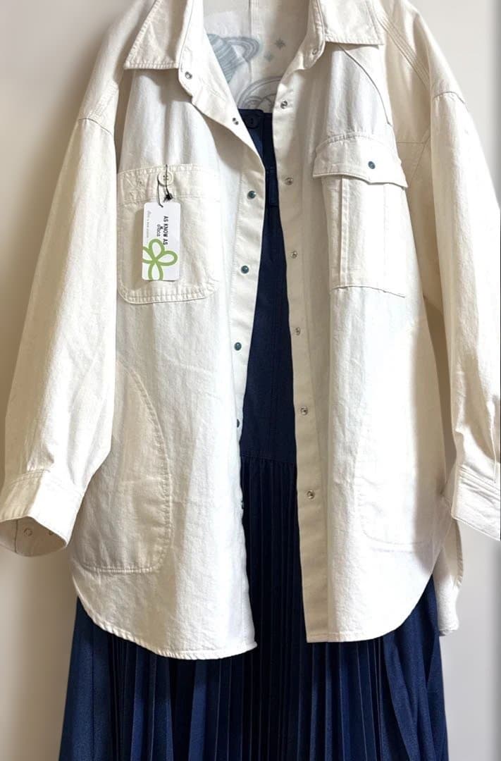 アズノウアズオオラカ サイズ3 宇宙ベアロイドデニムSH シャツ 羽織