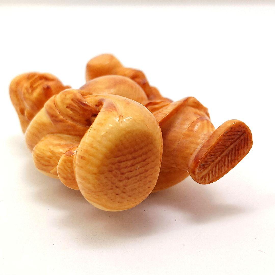 Y626-10 最終値下 高級彫刻 七福神 極上細工 根付　置物 総重量188g