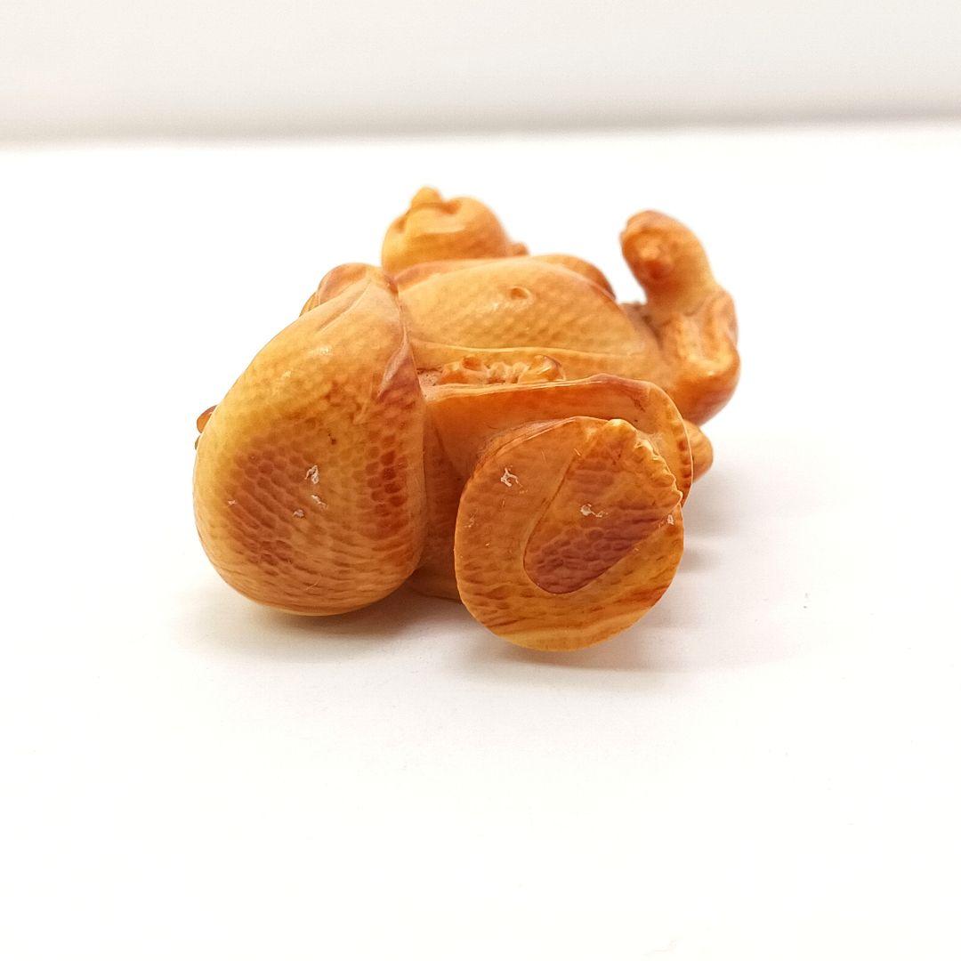 Y626-10 最終値下 高級彫刻 七福神 極上細工 根付　置物 総重量188g