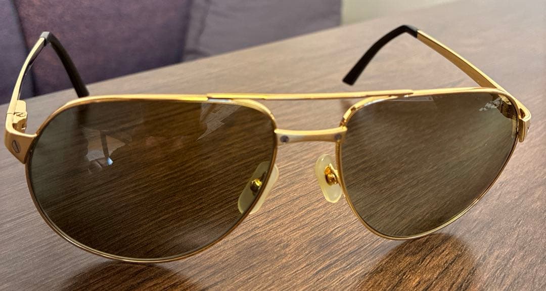 フランス製　カルティエ サントス デュモン サングラス