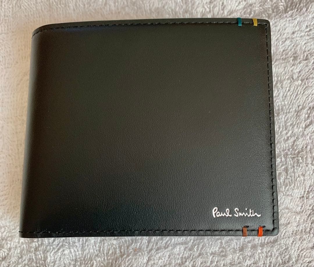 ポースルミス 2つ折り財布 ブラック　新品未使用 553410P854