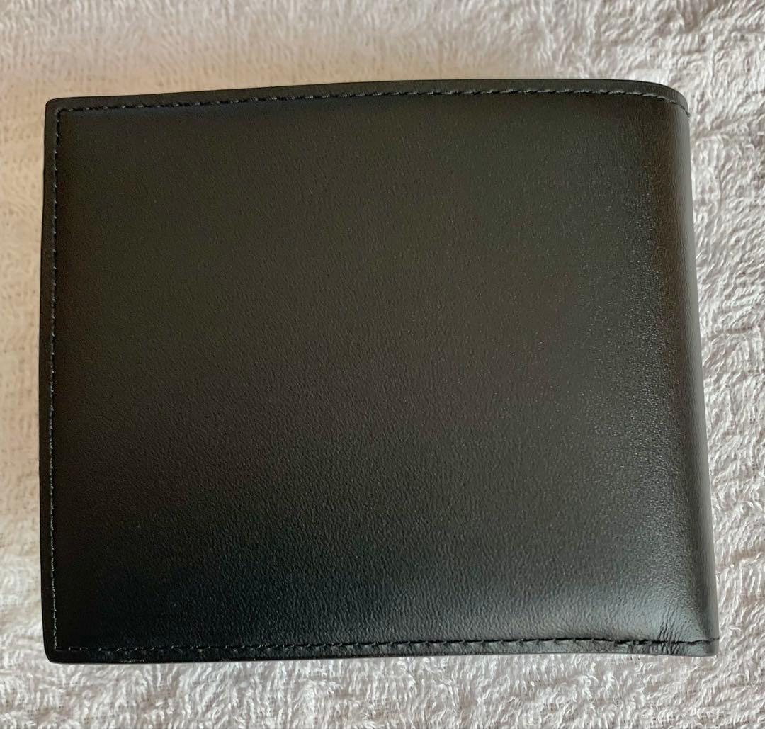 ポースルミス 2つ折り財布 ブラック　新品未使用 553410P854